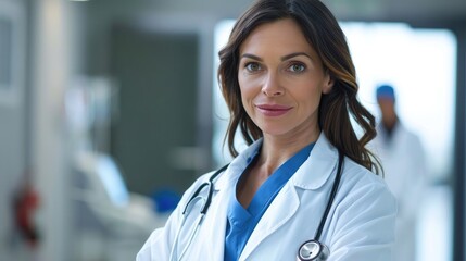 Doctor man , woman, nurse in Hospital