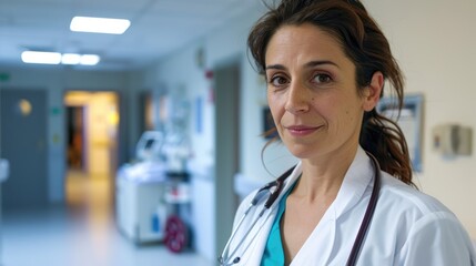 Fototapeta premium Doctor man , woman, nurse in Hospital