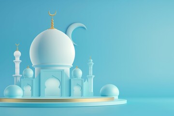 Eid al-Adha celebration illustration
