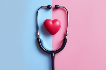 Stethoscope Heart Health Concept