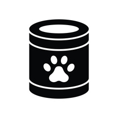 pet food icon vector design template simple and clean