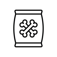 pet food icon vector design template simple and clean