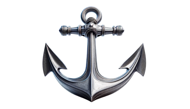 Anchor  isolated on transparent or white background