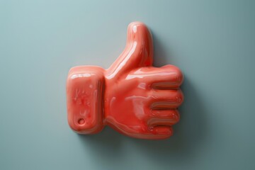 Red Thumbs Up Icon