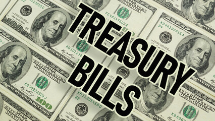 Treasury Bills are shown using the text. T-bills and treasury bond