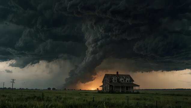  The adrenaline-fueled escape from a tornado's path in a thrilling short story ai_generated