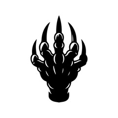 clawed monster hands illustration