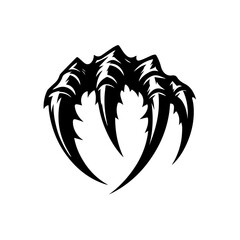 clawed monster hands illustration © Riki