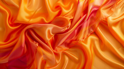 Fototapeta premium Orange and Garnet silk background 