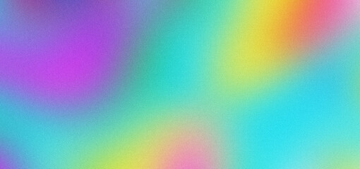 Abstract Colorful Grainy Gradient Background Blurred Defocused blur Template For Banner, Poster, Backdrop, Presentation