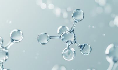 3d render of a molecule