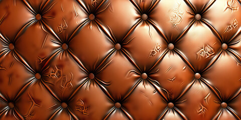Fototapeta premium Leather Lattice: Close-Up of Textured Leather Lattice Pattern with Luxurious Feel