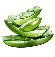 Alovera on transparent isolated background