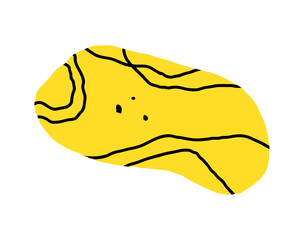 Hand drawn pencil organic shapes with doodle strokes and outlines, squiggles and scribbles. fluid, flowing, irregular elements in trendy colors.