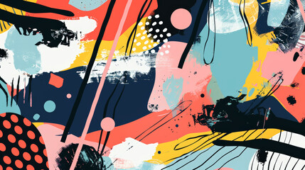 colorful background with pattern, trendy abstract design