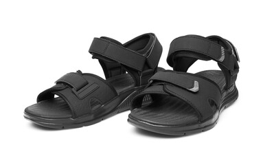 Sandals on white background