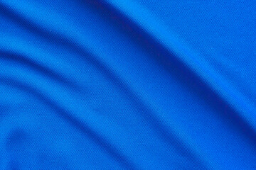 Obraz premium Blue sports clothing fabric football shirt jersey texture