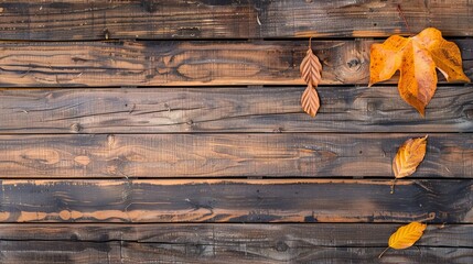 Rustic wooden background with a thanksgiving theme and many wooden slats,