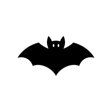 recommend clip art: Bat silhouette icon with Halloween theme 