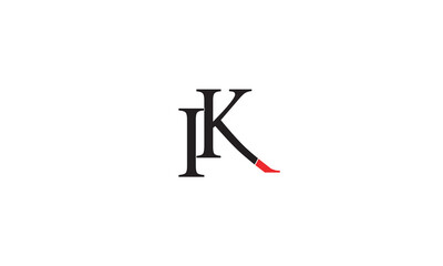 IK, KI , K ,I, Abstract Letters Logo Monogram	