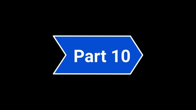 Part 10 Lower third arrow animation
