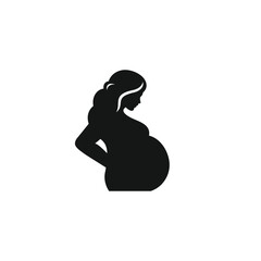 Pregnant icon vector. EPS 10 editable vector