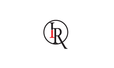 IR, RI , R ,I, Abstract Letters Logo Monogram