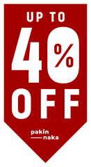 Special discount up to 40% off and Flat design