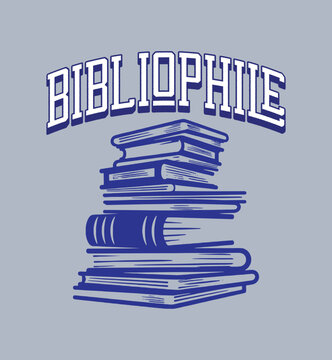 Book and drink tea and be happy t-shirt design 
