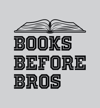 Book and drink tea and be happy t-shirt design 