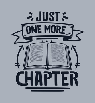 Book and drink tea and be happy t-shirt design 
