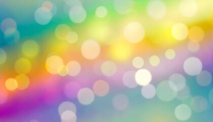 colorful gradient color background with bokeh effect