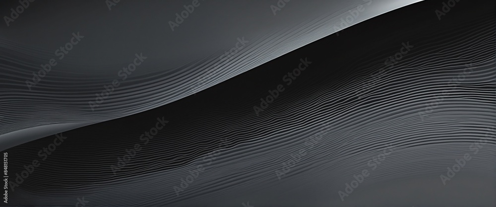 Wall mural black wavy background wall paper