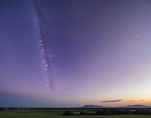 Purple sky in twilight dark night, magical and dreamy wall paper