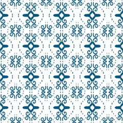 Deep blue pattern