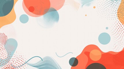 Make a statement with an abstract banner pattern background template, featuring a sleek white color palette and spacious copy area on the right for impactful messaging