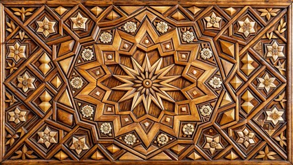 Intricate and detailed model of wood inlay work , wood, inlay,model, precision, cuts, variety, tones, textures
