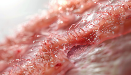 Scar free surgery living skin 3d printed directly into the skin injection fiber.