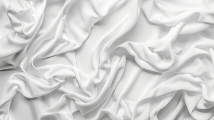 Fototapeta premium Delight in the purity of minimalism with a close-up view capturing white cream smoothly applied on a white surface, embodying simplicity and cleanliness.