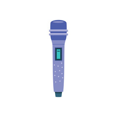 Vector Concert Microphone Cartoon Illustration Isolated