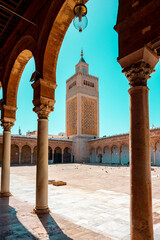 Zitouna Mosque, Located in the heart of Tunis' medina, this important mosque was founded in 734 and...