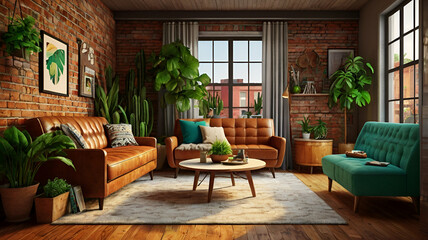 Fototapeta premium modern living room