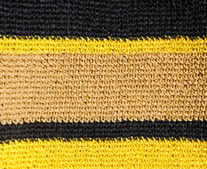 Raffia crochet texture. Crocheted bags, clutches, hats, wallets.