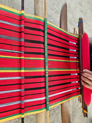 Traditional weaving practiced in the Northern Philippines