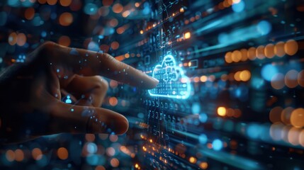 Cloud technology for data security.