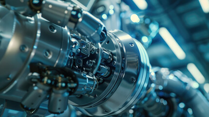 Fototapeta premium Robotic Solutions for Industrial Equipment Manufacturing Automation