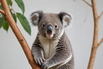 Fototapeta premium koala isolated on white transparent background, png