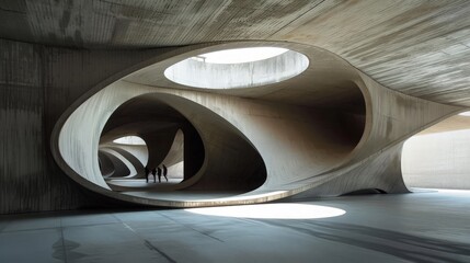 Investigate the role of abstract design in architecture. How do architects use abstract forms to create innovative and functional spaces?