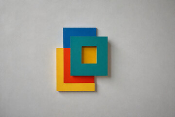 minimalist, abstract and geometric bauhaus art in high resolution