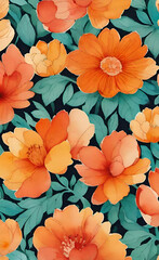 Fototapeta premium Flower background 
